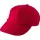 5 paneles RPET baseballsapka (piros)