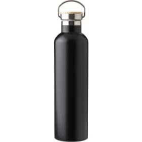 Dupalafalú palack, 1L (31.5cm, fekete)
