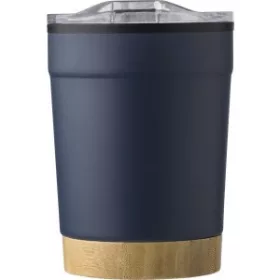   Rozsdamentes acél utazópohár, 300 ml (12.5cm, sötétkék)