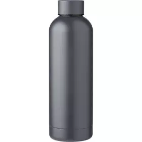 Újraacél duplafalú palack, 500 ml (23cm, szürke)
