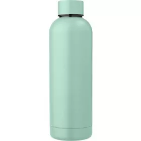 Újraacél duplafalú palack, 500 ml (23cm, világoszöld)