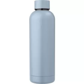 Újraacél duplafalú palack, 500 ml (23cm, világoskék)