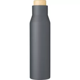   Rozsdamentes acél, duplafalú palack, 500 ml (26cm, szürke)