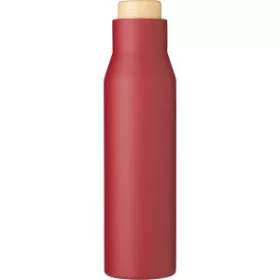 Rozsdamentes acél, duplafalú palack, 500 ml (26cm, bordó)