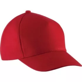 Kup 5 paneles gyerek baseballsapka (U, piros)