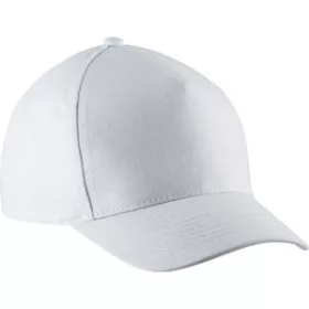 Kup 5 paneles gyerek baseballsapka (U, fehér)