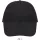 Sols Buffalo 6 paneles baseballsapka (U, fekete)