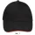Sols Buffalo 6 paneles baseballsapka (U, fekete)
