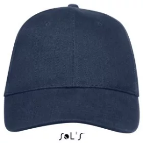 Sols Buffalo 6 paneles baseballsapka (U, sötétkék)