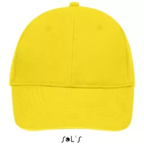 Sols Buffalo 6 paneles baseballsapka (U, sárga)