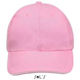 Sols Buffalo 6 paneles baseballsapka (U, pink)