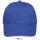 Sols Buffalo 6 paneles baseballsapka (U, középkék)