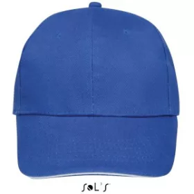 Sols Buffalo 6 paneles baseballsapka (U, középkék)