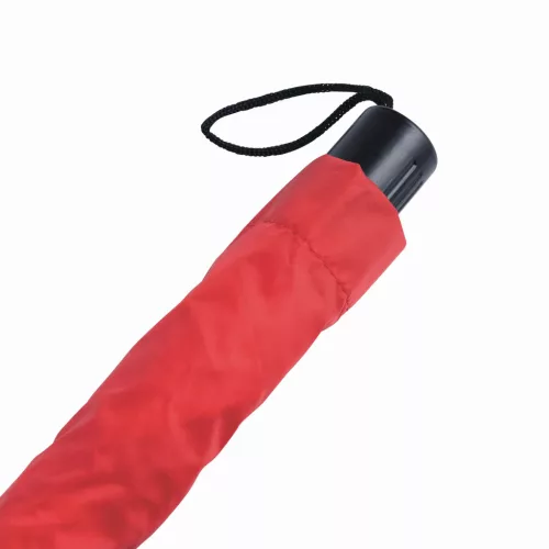 REGULAR - összecsukható mechanikus esernyő (fehér, vörös)