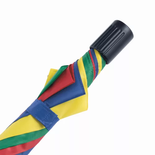 REGULAR - összecsukható mechanikus esernyő (kék, sárga)