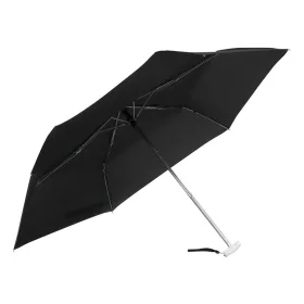   FLAT - szuper mini alumínium összecsukható esernyő (fekete)