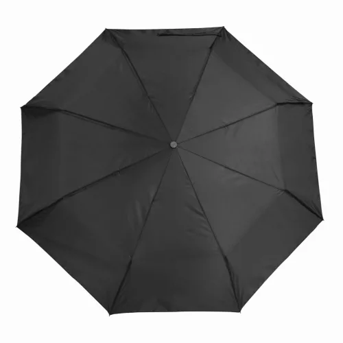 PLOPP - automatikusan nyíló/záródó szélálló összecsukható esernyő (fekete)