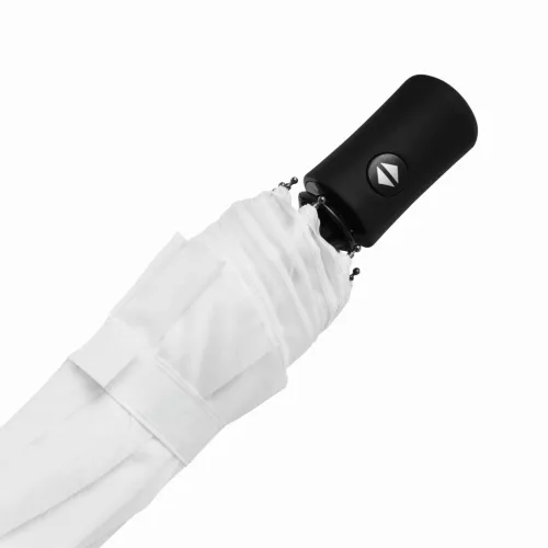 PLOPP - automatikusan nyíló/záródó szélálló összecsukható esernyő (fehér)