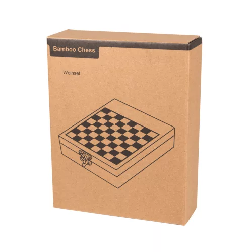 BAMBOO CHESS - boros szett sakkjátékkal