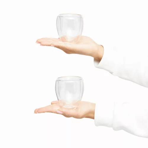 DRINK LINE S - duplafalú üveg pohárszett