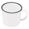 RETRO CUP - zománcozott bögre (fehér)