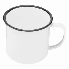RETRO CUP - zománcozott bögre (fehér)