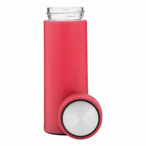 ELEGANT DRINK - üveg palackvonattal és csavaros fedéllel, kapacitás: kb. 450 ml