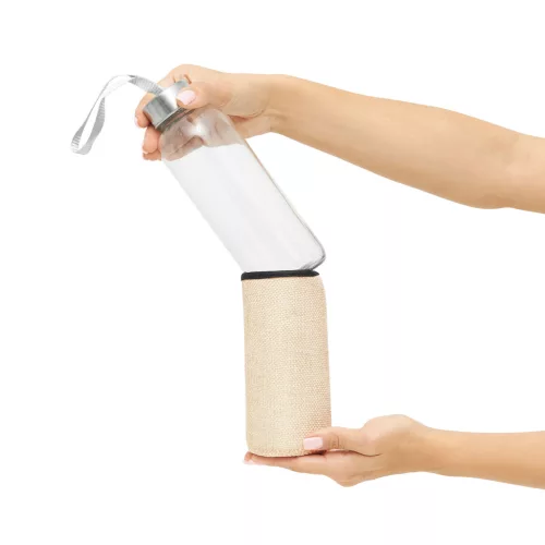 TAKE JUTY - üvegpalack, kulacs (natúr)