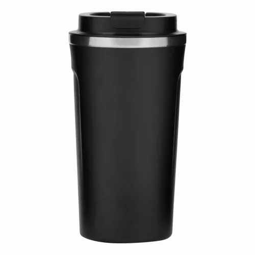 COFFEE TIME - hőszigetelt termobögre (fekete)