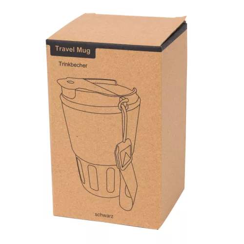 TRAVEL MUG - hőszigetelt bögre (fekete)