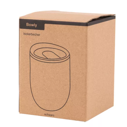 BOWLY - hőszigetelt termobögre (fekete)