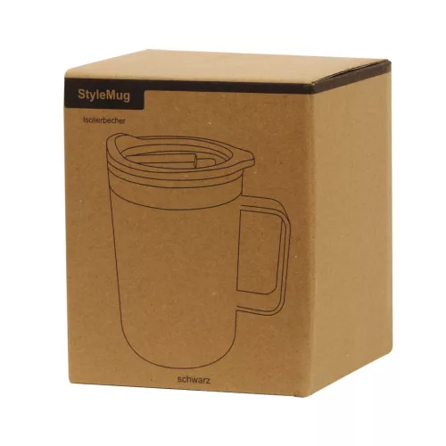 STYLEMUG - dupla falú utazóbögre (fekete)