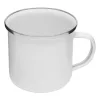 VINTAGE CUP - zománcozott bögre (fehér)