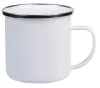 VINTAGE CUP - zománcozott bögre (fehér)