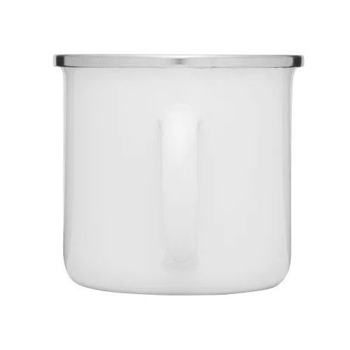 VINTAGE CUP - zománcozott bögre (fehér)
