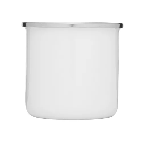 VINTAGE CUP - zománcozott bögre (fehér)