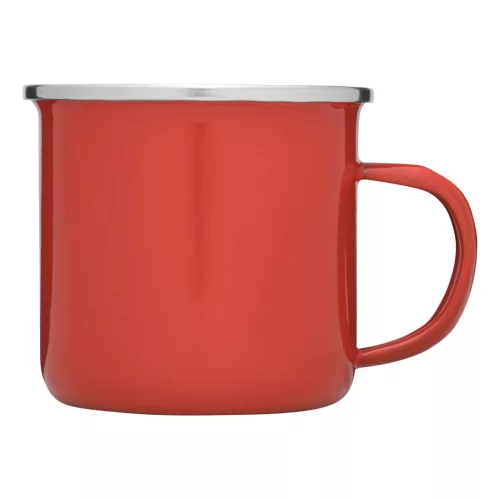VINTAGE CUP - zománcozott bögre (vörös)