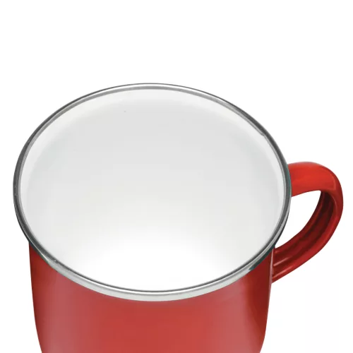 VINTAGE CUP - zománcozott bögre (vörös)