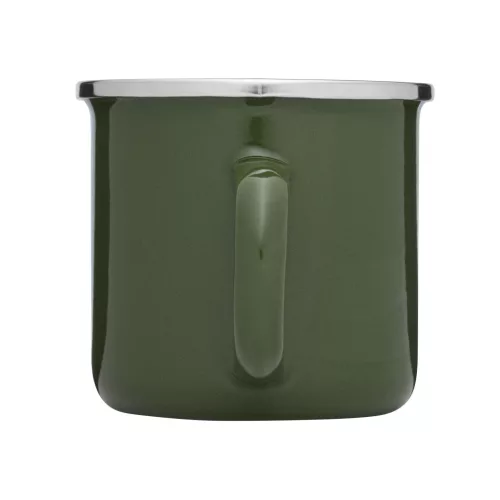 VINTAGE CUP - zománcozott bögre (zöld)