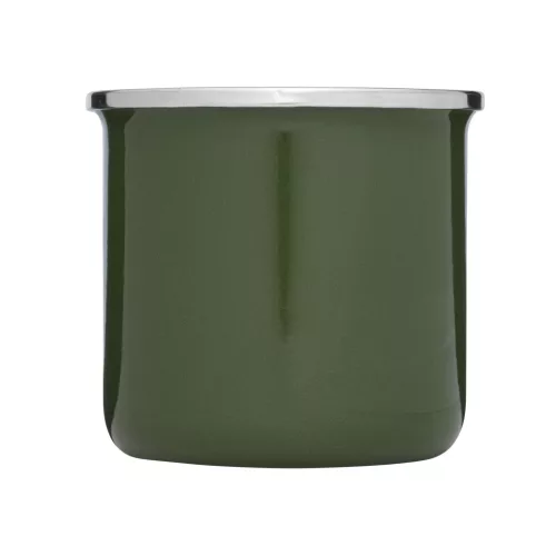 VINTAGE CUP - zománcozott bögre (zöld)