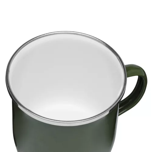 VINTAGE CUP - zománcozott bögre (zöld)