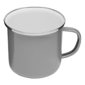 VINTAGE CUP - zománcozott bögre (szürke)