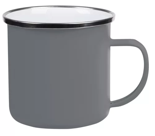 VINTAGE CUP - zománcozott bögre (szürke)