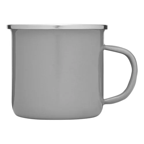 VINTAGE CUP - zománcozott bögre (szürke)