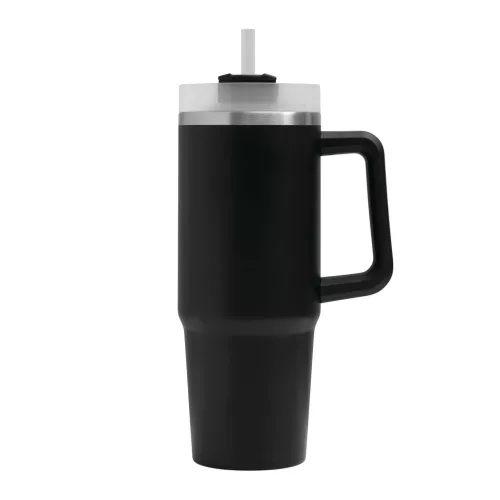 DRINK DELUXE - vákuumos ivópohár, Tumbler (fekete)