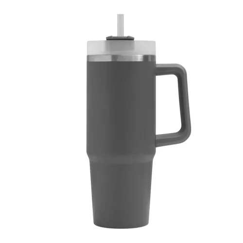 DRINK DELUXE - vákuumos ivópohár, Tumbler (szürke)