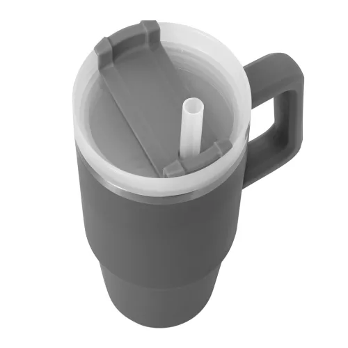 DRINK DELUXE - vákuumos ivópohár, Tumbler (szürke)