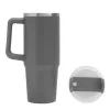 DRINK DELUXE - vákuumos ivópohár, Tumbler (szürke)