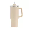 DRINK DELUXE - vákuumos ivópohár, Tumbler (bézs)