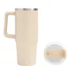 DRINK DELUXE - vákuumos ivópohár, Tumbler (bézs)